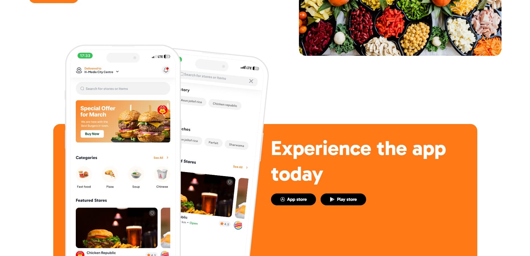 Foodhunt screen